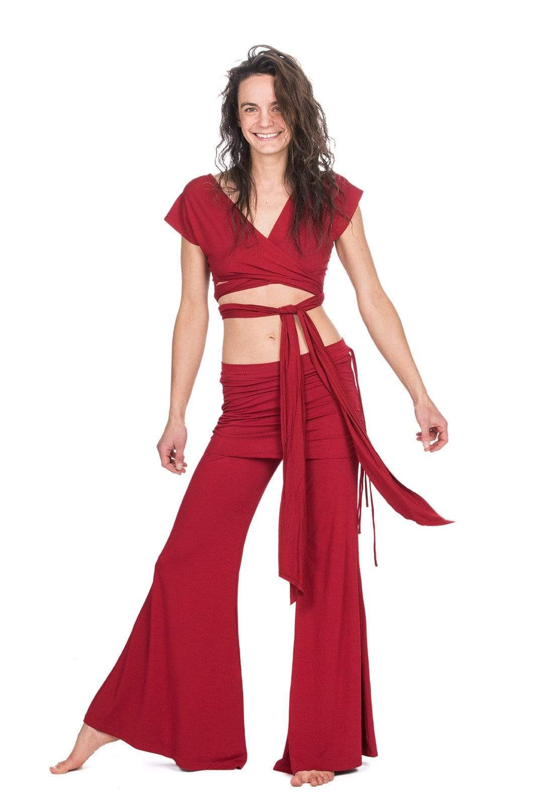 Wide Leg Pant with Mini Skirt – The OM Collection